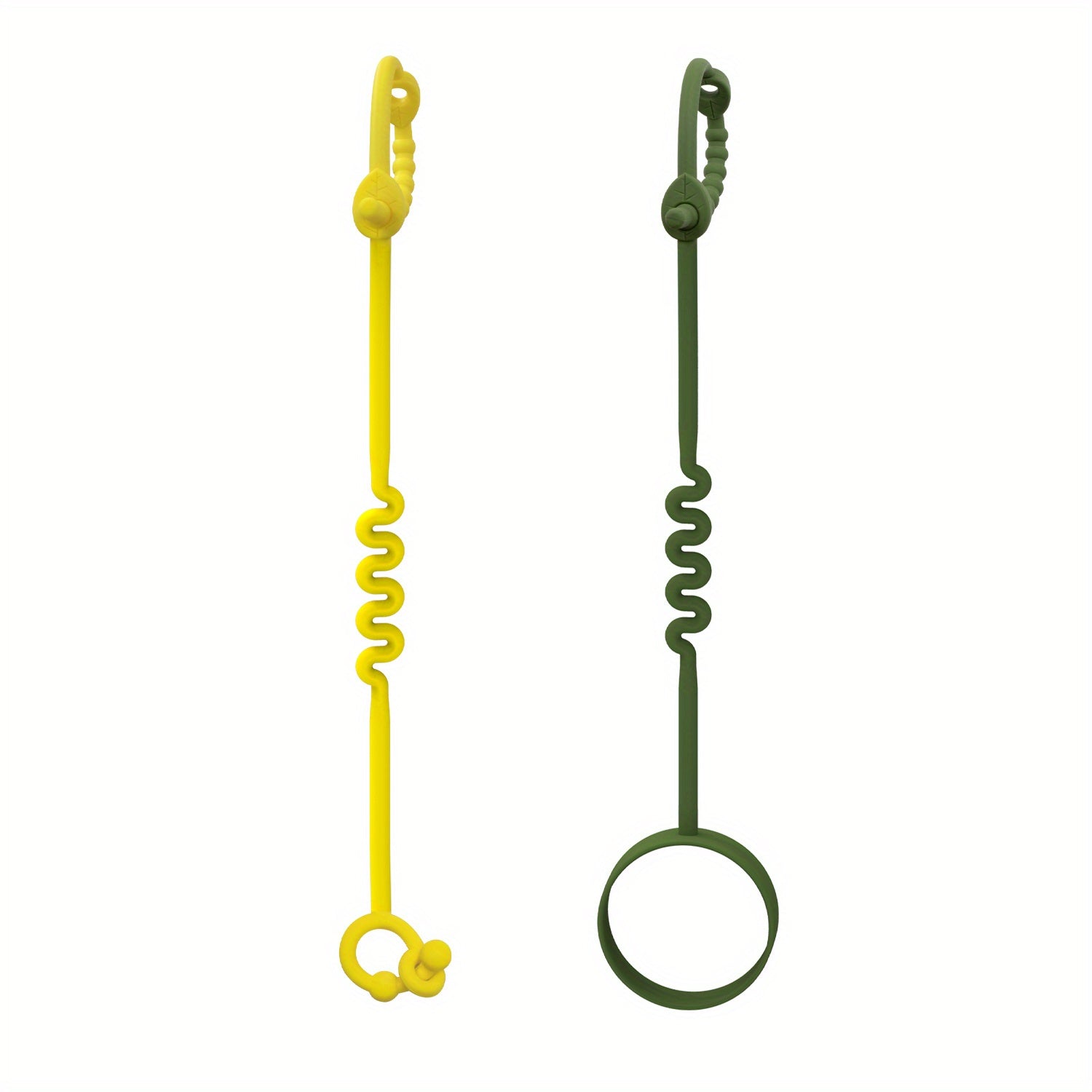 Toy Safety Straps Pacifier Holder Clip Self Adjusting Baby Toddler Bottle Straps