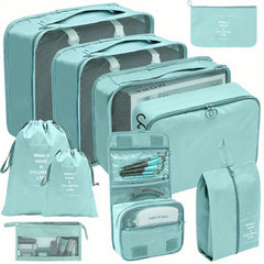 10 Pcs Travel Luggage Bags Dustproof Organizer Portable Storage