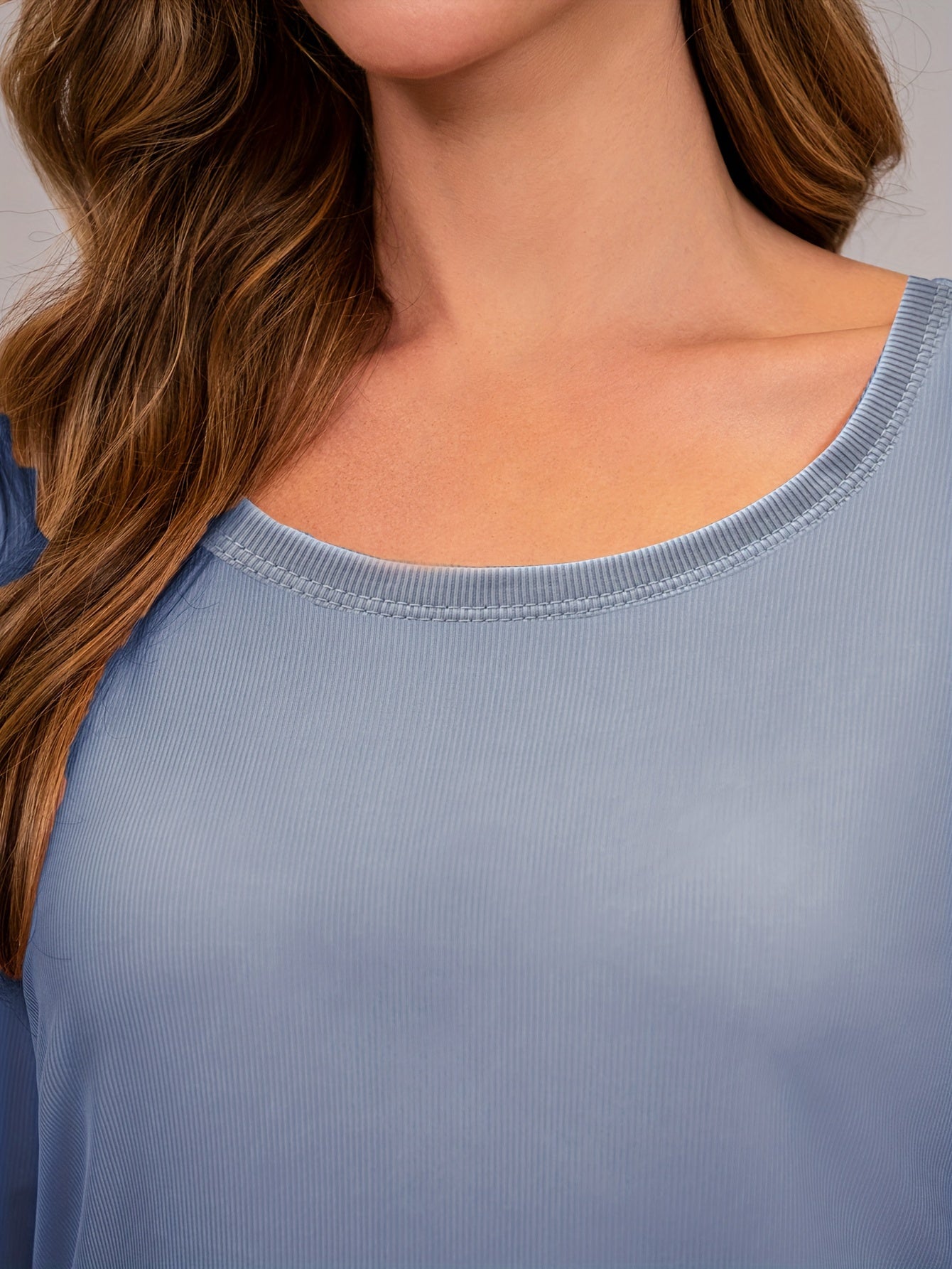 Short Sleeve Crew Neck Pajama Set for Women