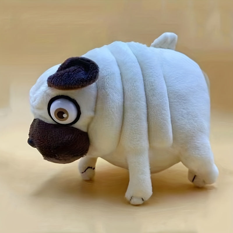 Plush Fat Dog Stuffed Animal Soft Cuddle Pet Toy