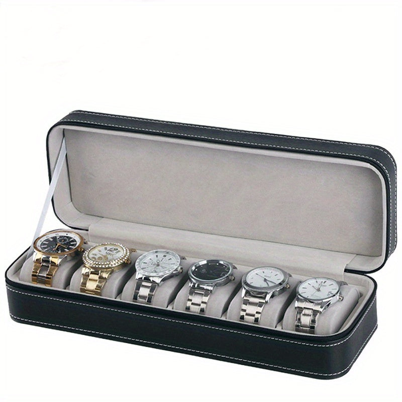 8 Grid PU Leather Glasses Display Box Sunglasses Storage Box