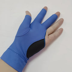 1pc Billiard Three finger Glove Cotton Glove With Non slip Sticker Left Hand
