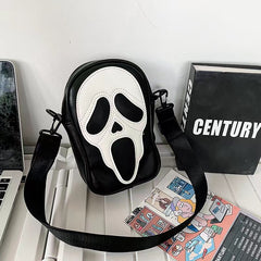 Ghost Skull Crossbody Bag Halloween Party Skull Elf Novelty Purse