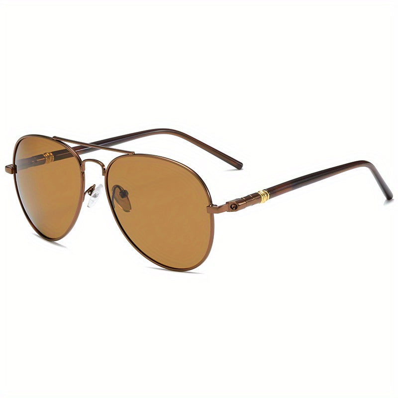 Men's Polarized Aviator Sunglasses Metal Frame