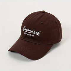Letter Embroidery Baseball Cap Cotton Sun Hat Lightweight Adjustable Dad Hats