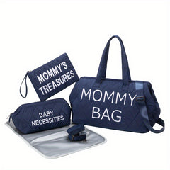 Stylish Travel Mommy Bag Set with Large Capacity