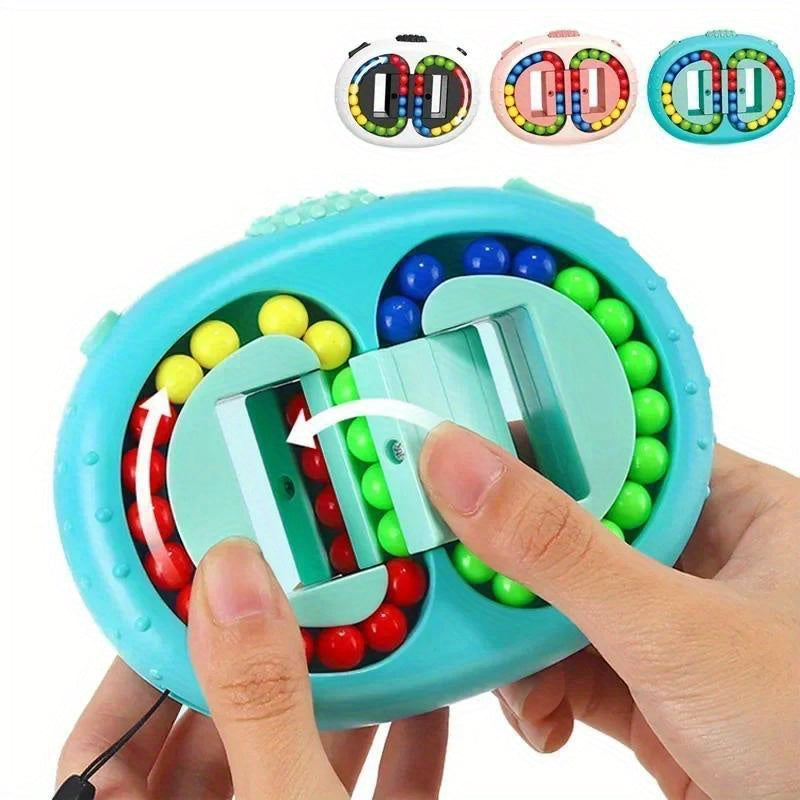 Rotating Beans Cube Fidget Toy for Stress Relief