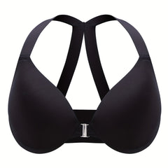  Front Closure Bra Women's Comfortable T Shirt Bra