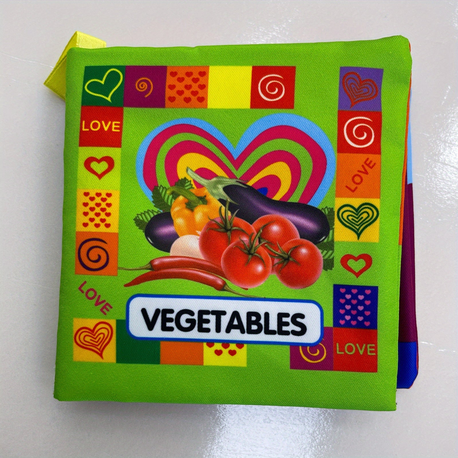 Interactive Vegetables Cloth Book for Babies