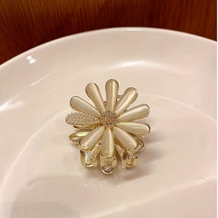 Opal Small Daisy Hair Clip Summer Back Head Clip Shark Claw Headdress