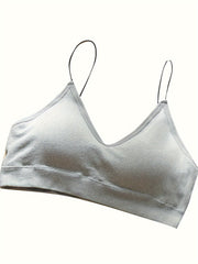 3pcs Wireless Bras Comfy & Breathable Women's Lingerie