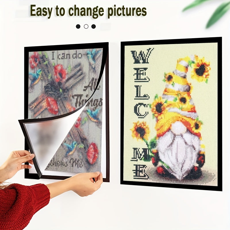 2pcs Magnetic Diamond Painting Frame 12x16in - Transform Photos
