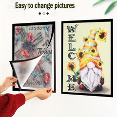 2pcs Magnetic Diamond Painting Frame 12x16in - Transform Photos
