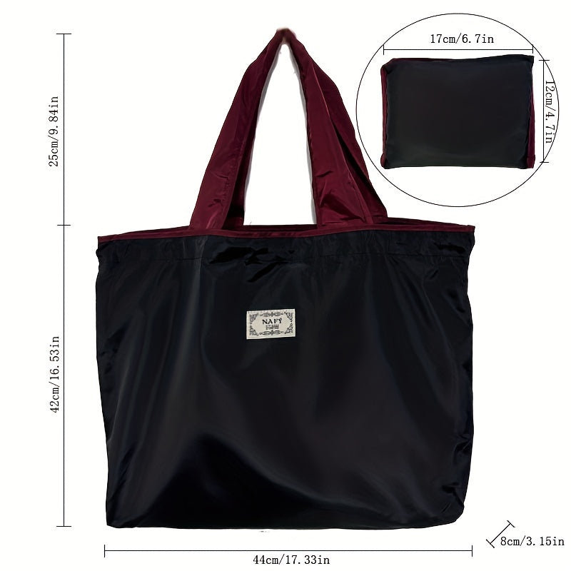 Foldable Drawstring Travel Bag Reusable Grocery Shopping Bag