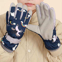 Winter Skiing Gloves Warm Waterproof Non slip Gloves