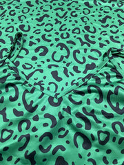  Leopard Print V Neck Lounge Cami Dress