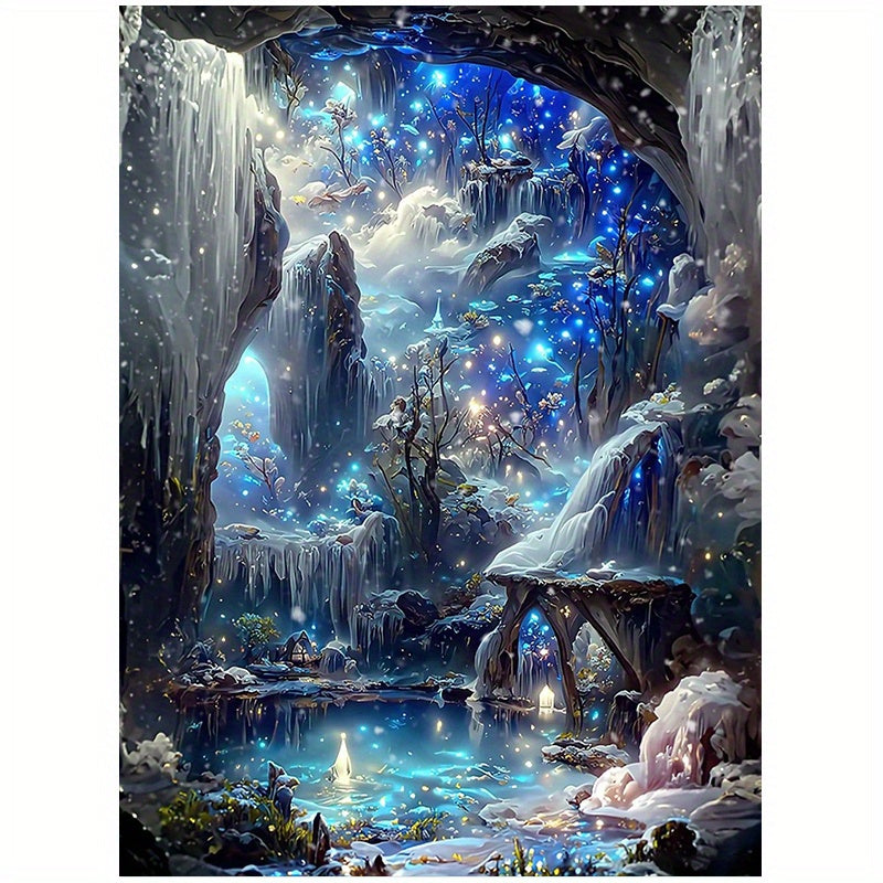 5D Diamond Painting Kit: Dreamy Scenery for Beginners & Adults