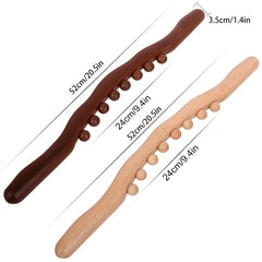 Wooden Massage Tool Relieve Neck & Back Pain Body Shaping Foot & Calf Massager