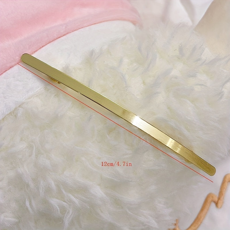 Metal Hair Clip Bobby Pin Side Clip Golden Barrette