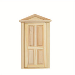 DIY 1:12 Dollhouse Door & Window Kit - Paintable Model Accessories
