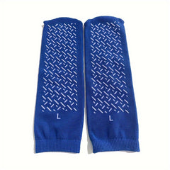 Non Slip Hospital Grip Socks - 1 Pair, Men/Women, Diabetic Socks, Wide Stretch