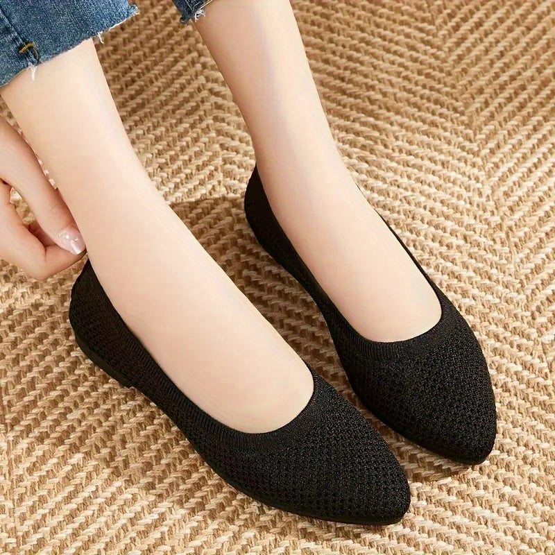 Women's Casual Slip On Point Toe Flat Shoes