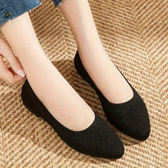 Women's Casual Slip On Point Toe Flat Shoes