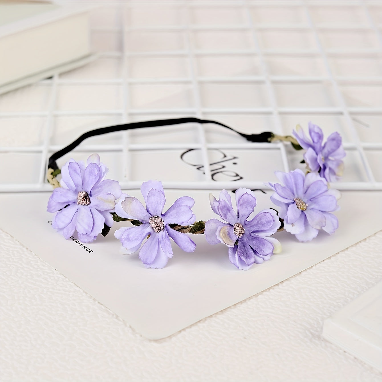 Boho Flower Wreath Hair Band Sweet Garland for Women Girls