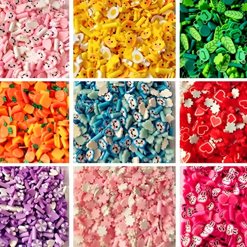 1pc Colorful Soft Pottery Frosted Beads Pendants Slime Crystal Mud DIY Jewelry