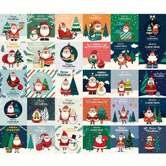 30pcs Christmas Greeting Cards - Various Designs Xmas Postcard No Marks Back