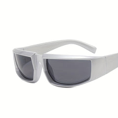 Y2K Wrap Around Sunglasses Mirrored UV400
