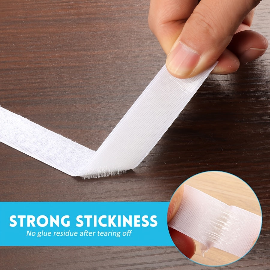 Double Sided Hook And Loop Tape Self Adhesive Heavy Duty Sticky Tape