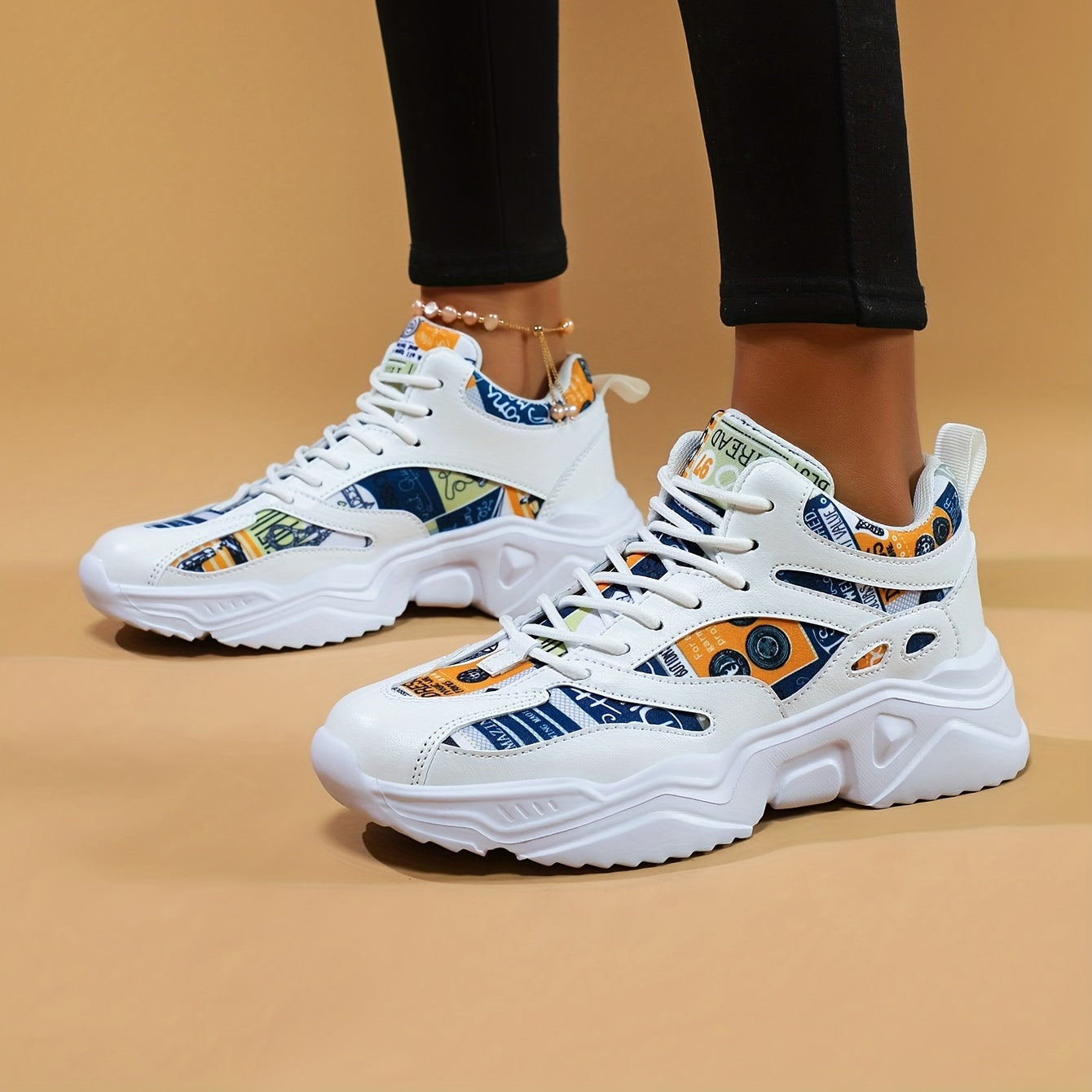 Women's Comfort Running Shoes Lace Up Walking Shoes