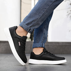 Versatile Solid Casual Skate Shoes Lightweight Low Top Sport Shoes