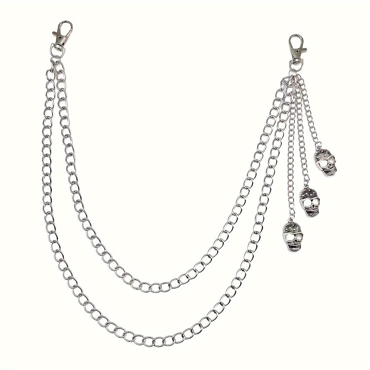 Gothic Skull Metal Waist Chain Layer Pants Chain