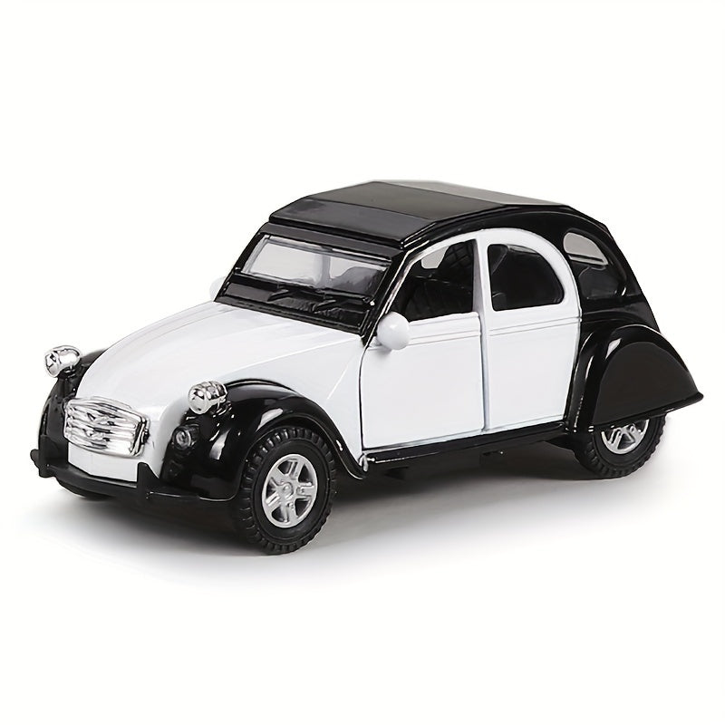 Vintage 1:32 Scale Alloy Toy Car - Pull Back - Green