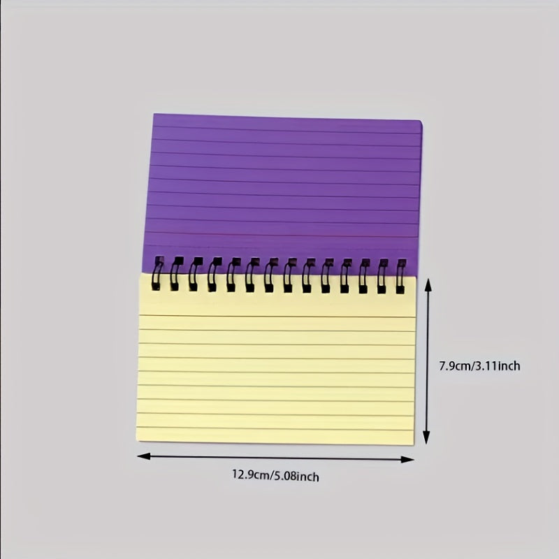 2pcs Spiral Notebook Portable Student Journal Notebook Student Office