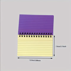 2pcs Spiral Notebook Portable Student Journal Notebook Student Office