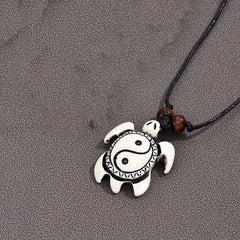 Men's Pendant Necklace Resin Turtle Pattern Pendant Casual Jewelry