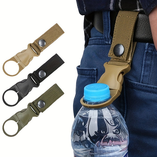 Tactical Nylon Bottle Hanging Clip for Outdoor Camping