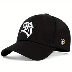 Goth B Embroidery Baseball Cap Casual Sports Hat Unisex Dad Hats