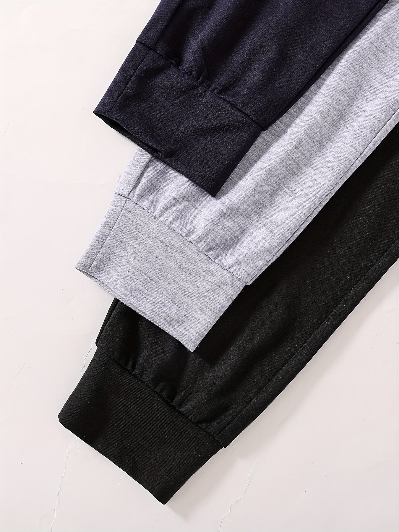 3pcs Boys Casual Long Pants for Spring and Autumn Kids Clothing