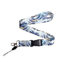 Waves Pattern Lanyard - Trendy and Stylish Neck Strap