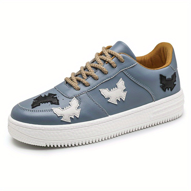Men's Bats Lace-up Sneakers Skate Shoes Good Grip Breathable