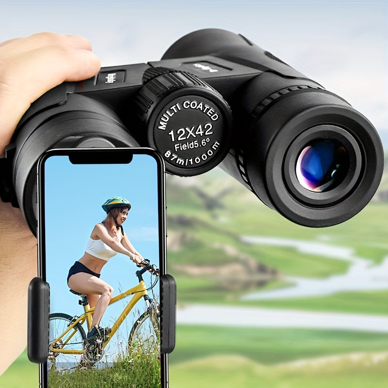 HD Night Vision Binoculars 12x42 for Adults