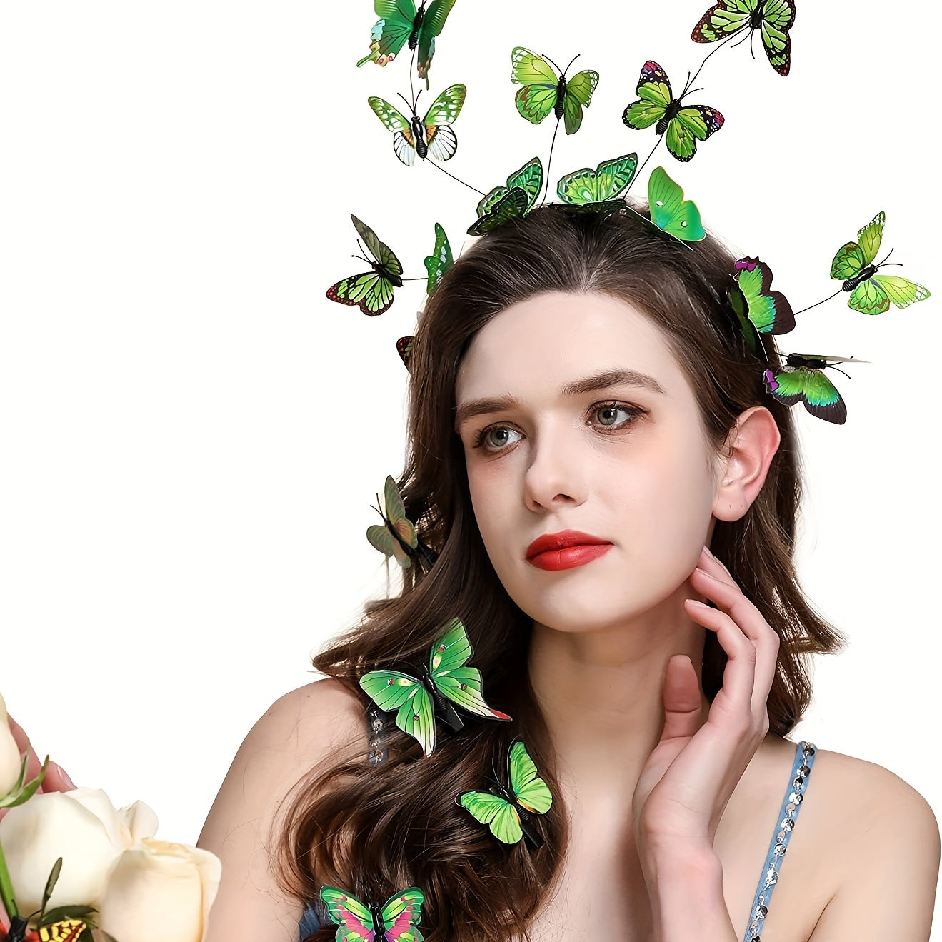 Funny Butterfly Headband Party Headdress Halloween Gift