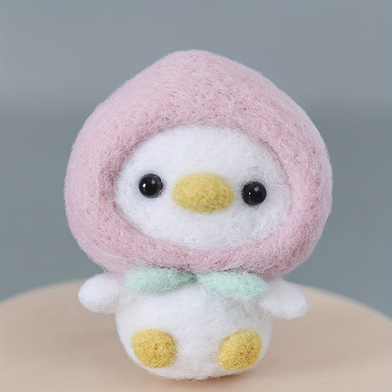 Chicken Wool Felt Doll Kit for Beginners