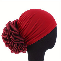Flower Elastic Turban Beanie Head Scarf Wrap Chemo Cap Hat Women Hair