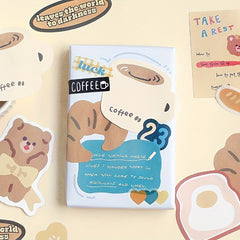 30 Sheets Sponge of Paradise Series Cartoon Journal DIY Collage Decoration