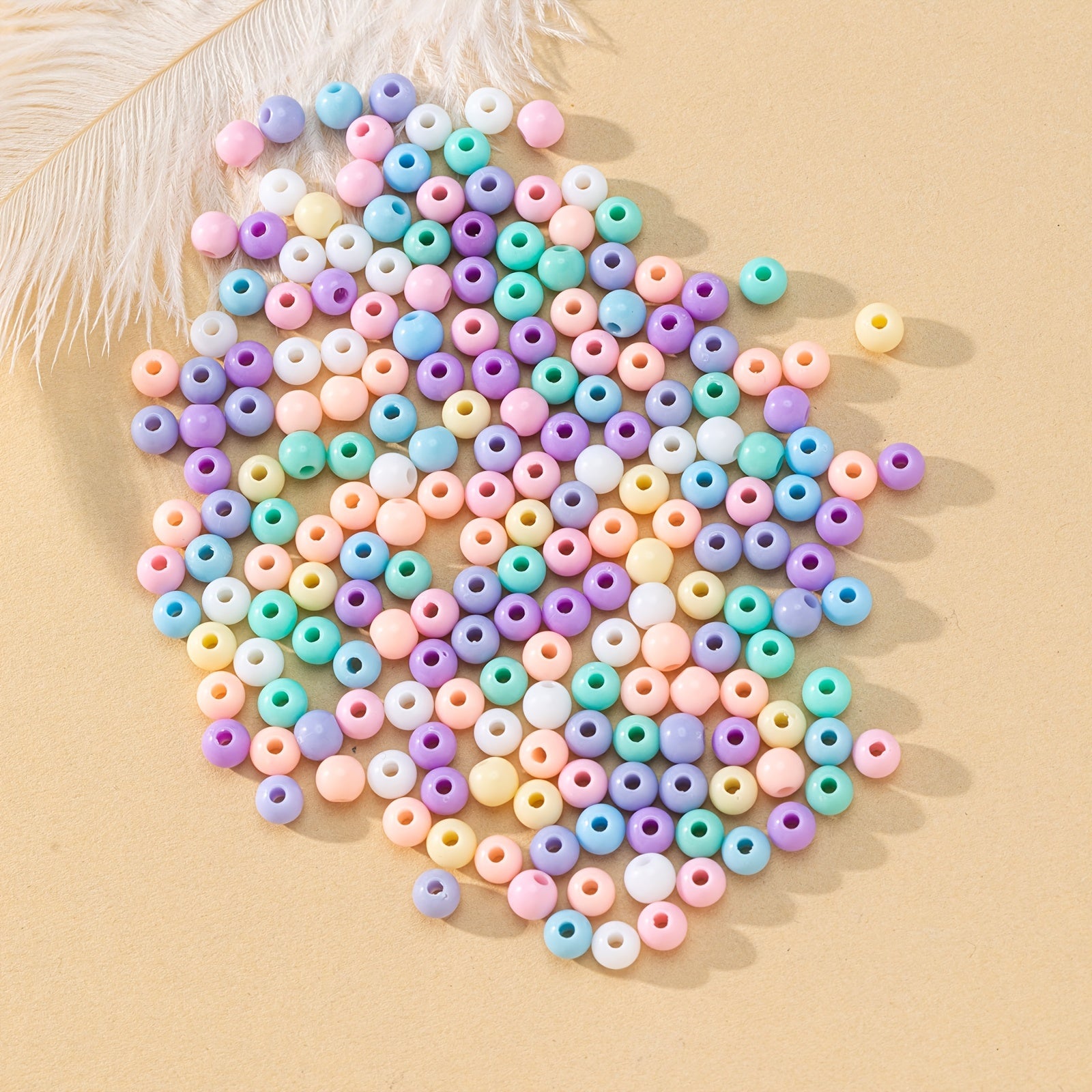 200 Colorful Beads for DIY Necklace Bracelet Jewelry Accessories